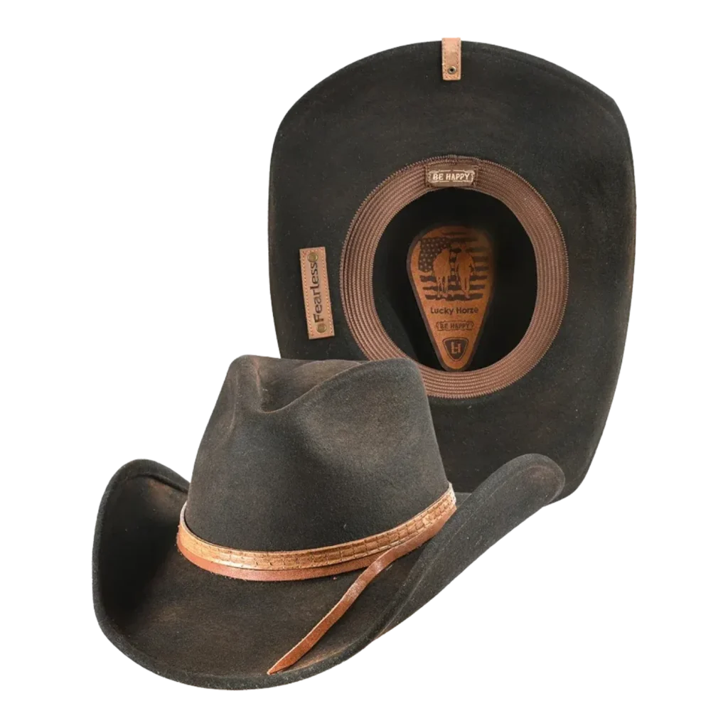 Lucky Horze Fashion Felt Hats Black Dust Colors Collection