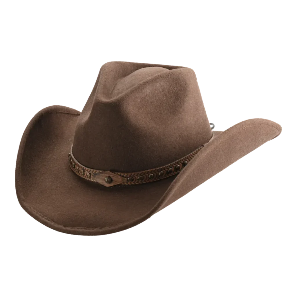 Lucky Horze Fashion Felt Hats Tenderfoot Chocolate