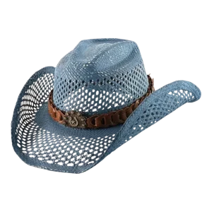 Lucky Horze Fashion Straw Hats Sunshine Blue