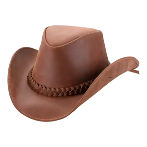 Lucky Horze Leather Hats Hats Rude Brown