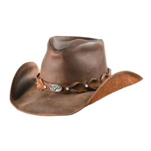 Lucky Horze Leather Hats Turquoise Dust